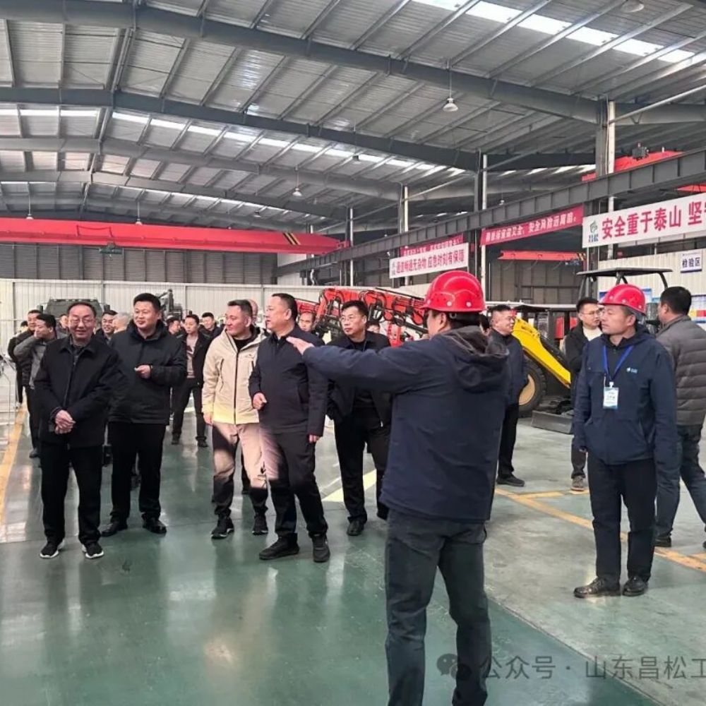 郓城县高级技工学校党委书记郭国建领导一行莅临山东昌松视察指导工作